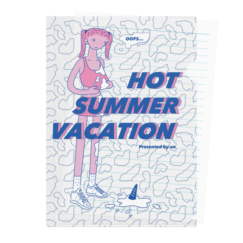 a nのHOT SUMMER Clearfile Clear File Folder