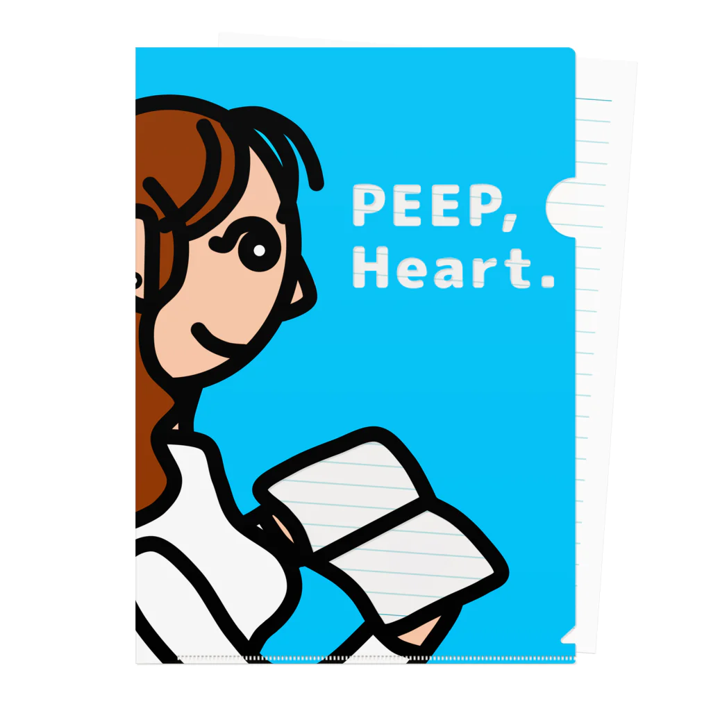 KANAMI_n_creationのPEEP,Heart. クリアファイル