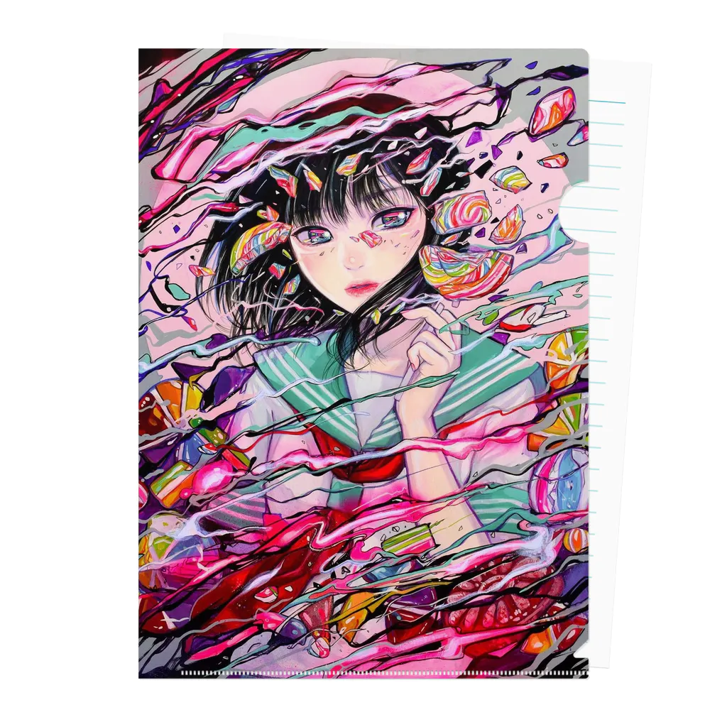 巽千沙都のぜんぶこわれちゃえ Clear File Folder