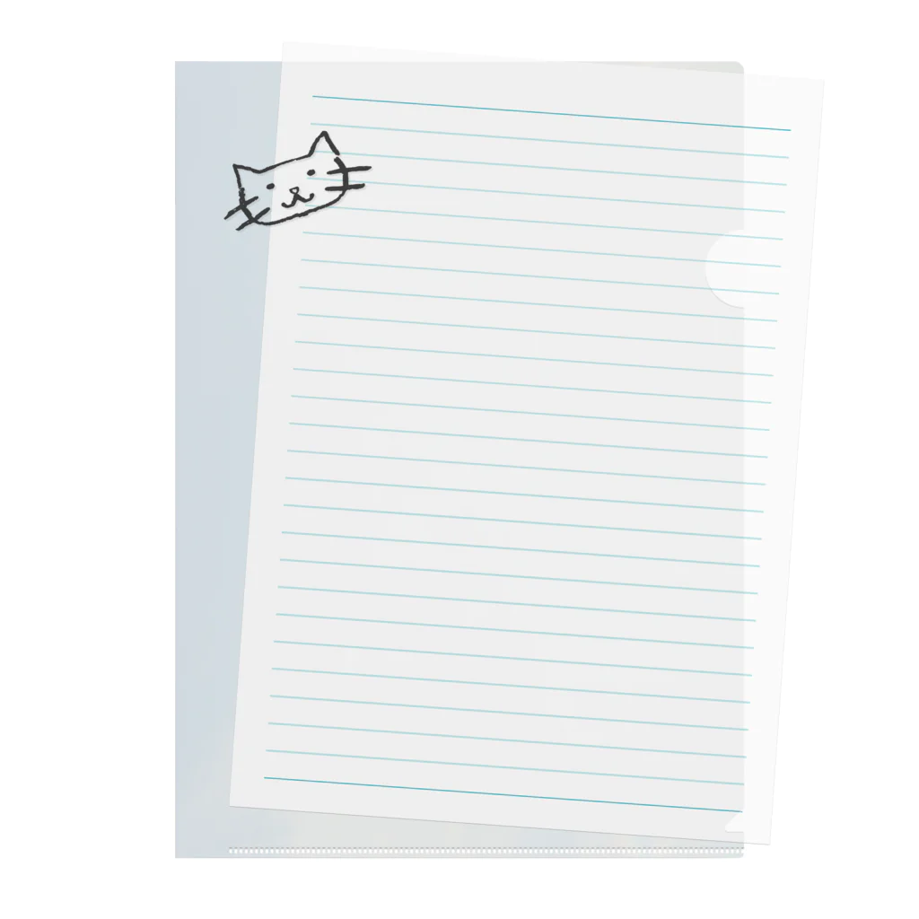 mofmenomossoのrainbow猫 Clear File Folder