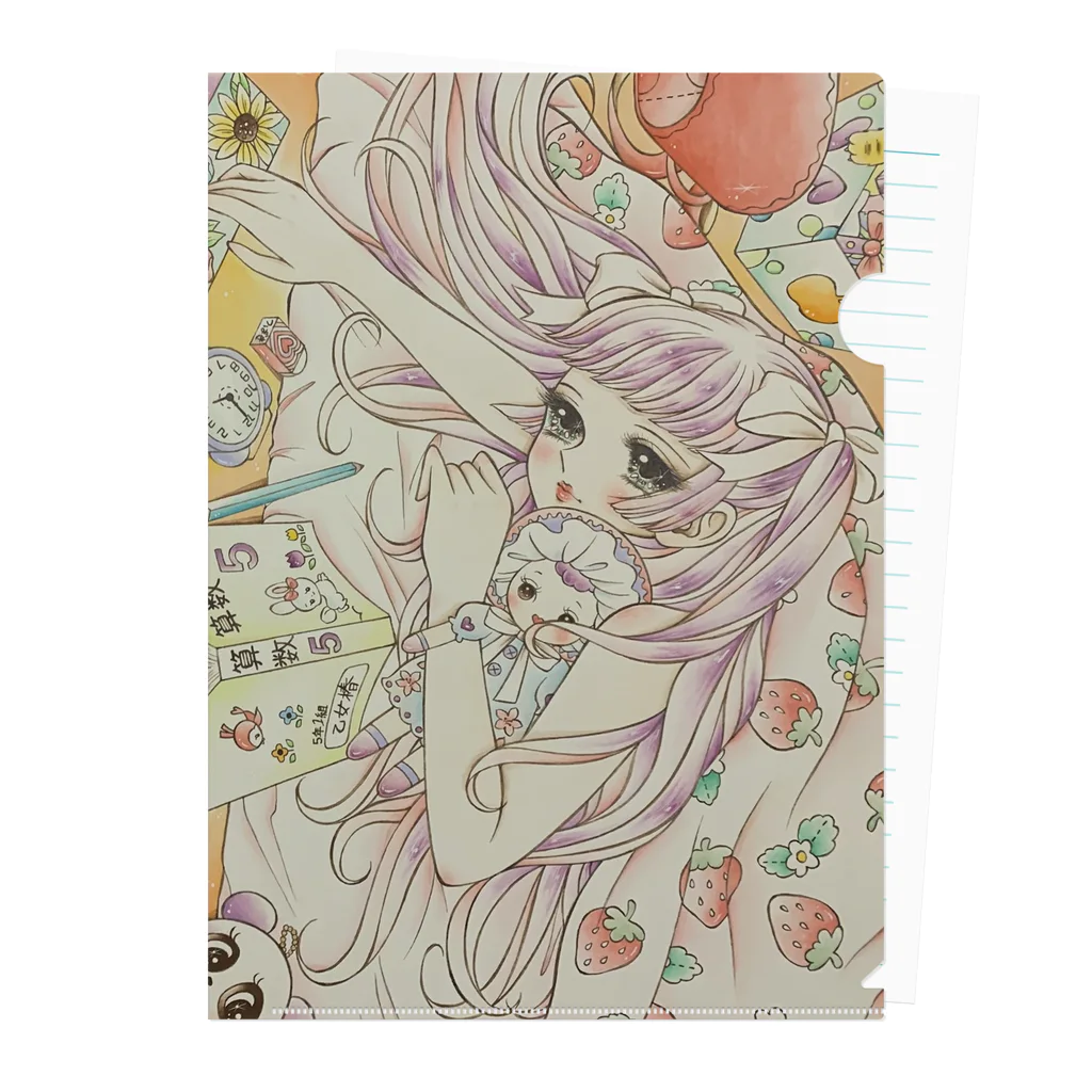 乙女椿の布団が恋しい🤍 Clear File Folder