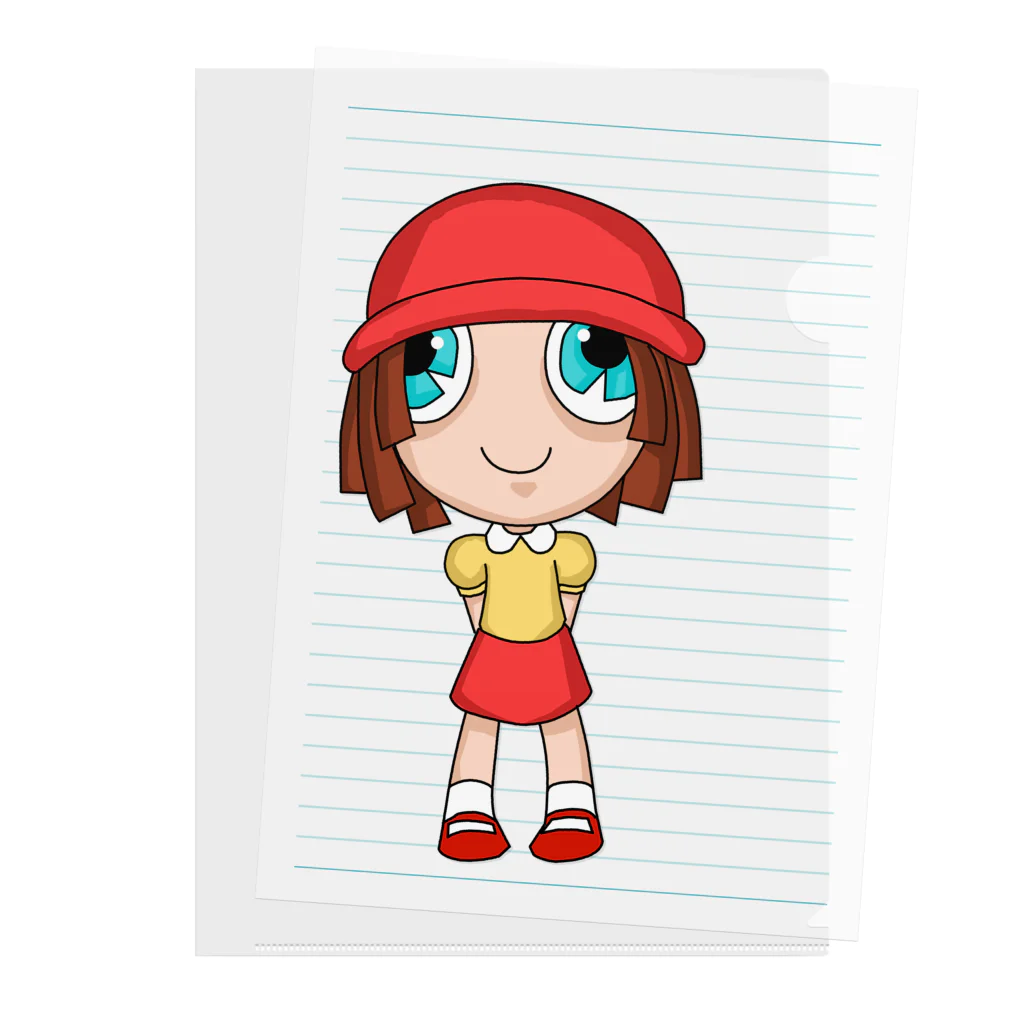 オリジナル　PLUSの赤頭巾ちゃん Clear File Folder