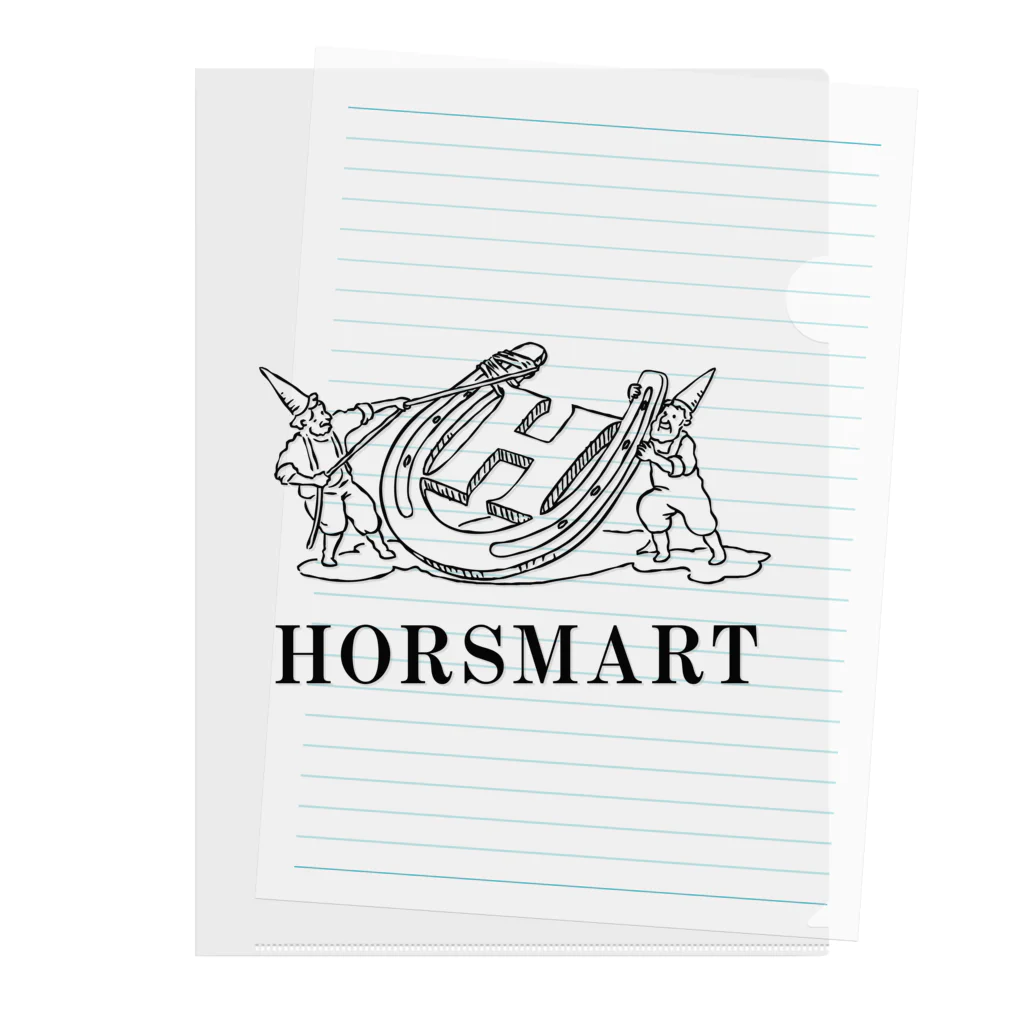 HORSMART公式ショップの色選べます『HORSMARTオリジナル商品』 クリアファイル