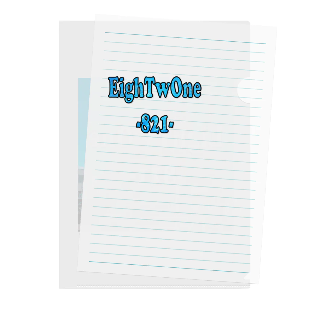 ストリートファッションはEighTwOne-821-(えいとぅーわん はちにーいち)のEighTwOne‐821-LOGO Clear File Folder