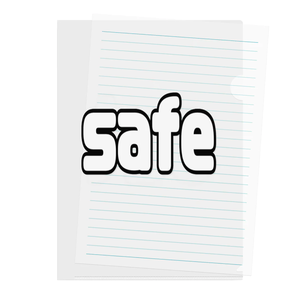 inko andのsafe／out Clear File Folder