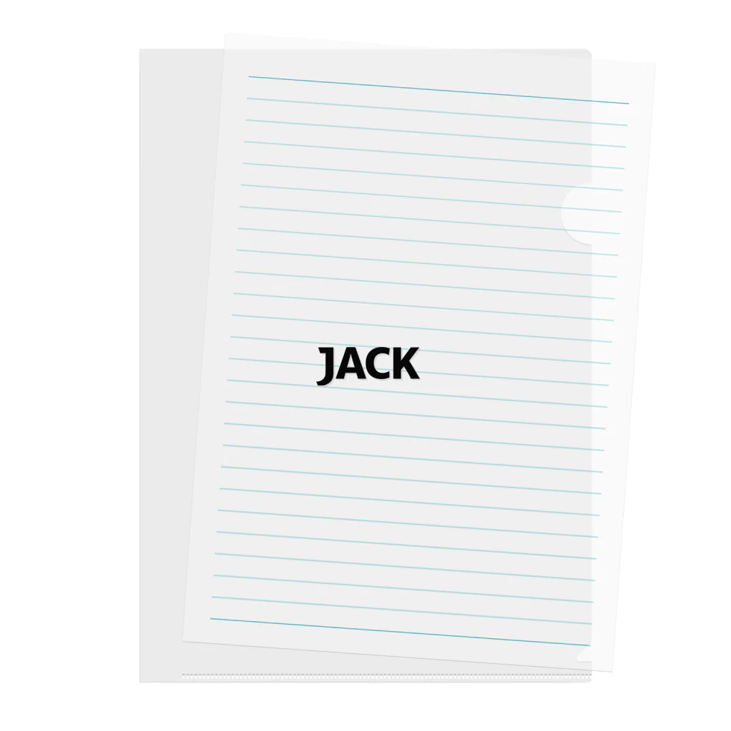 JACKのJACK Clear File Folder
