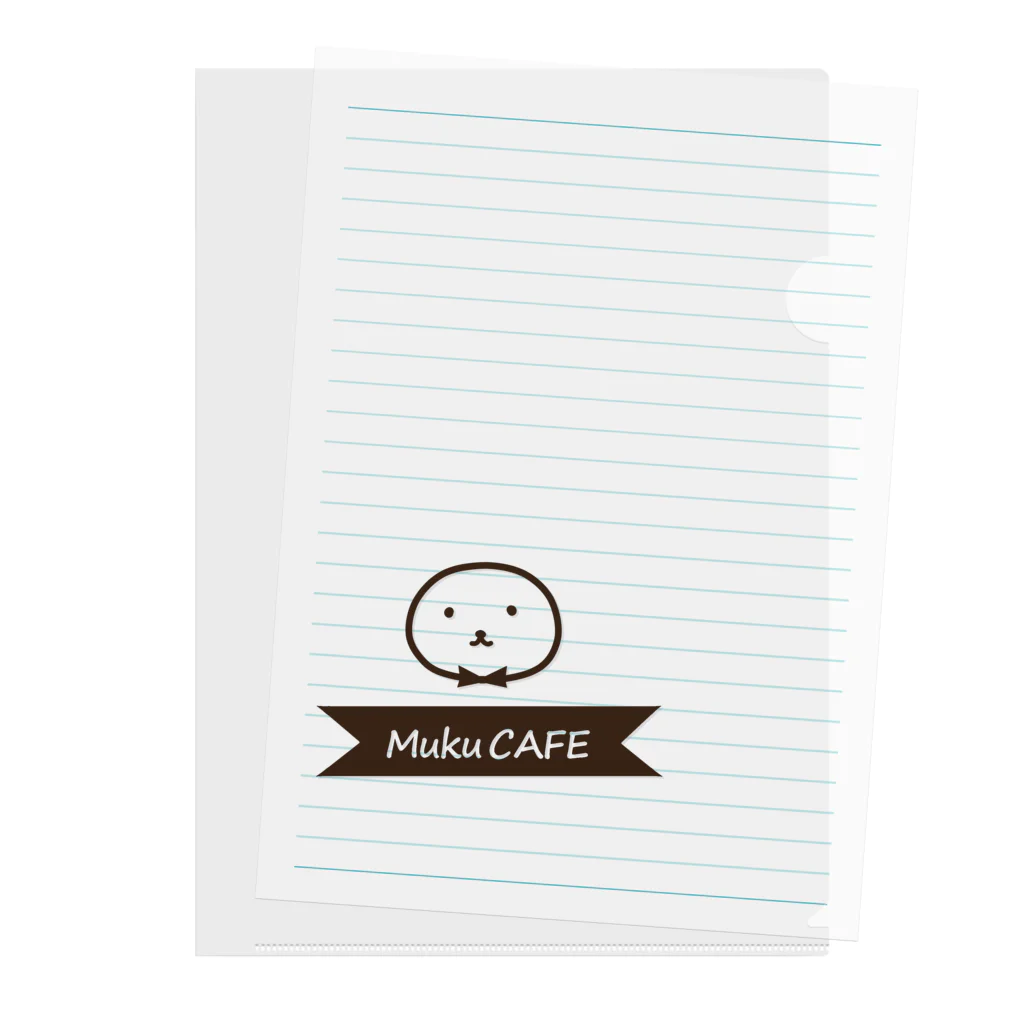 むくむく工房のMUKU CAFE Clear File Folder
