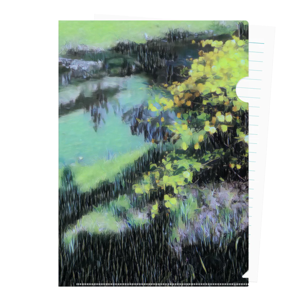 Shithiri の川辺の風景 Clear File Folder