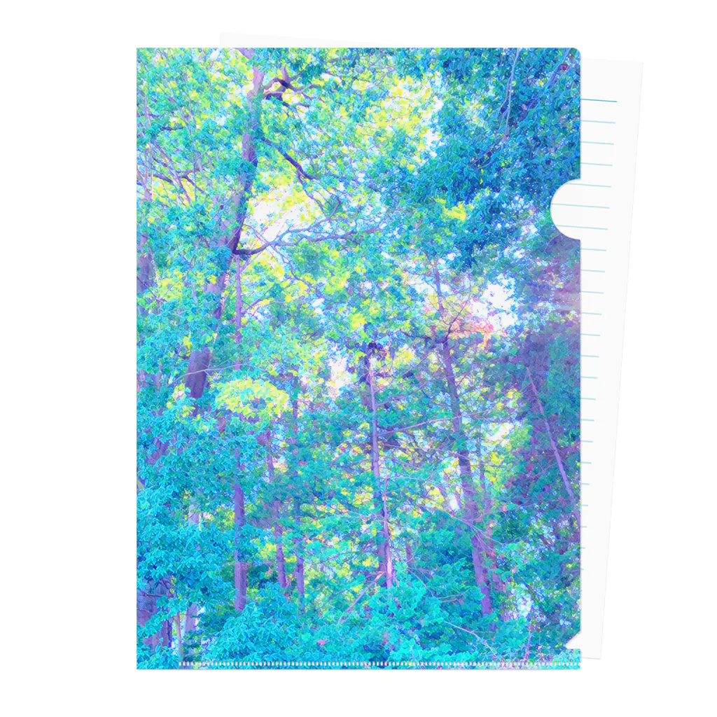 琴璃屋の幻想の森 Clear File Folder