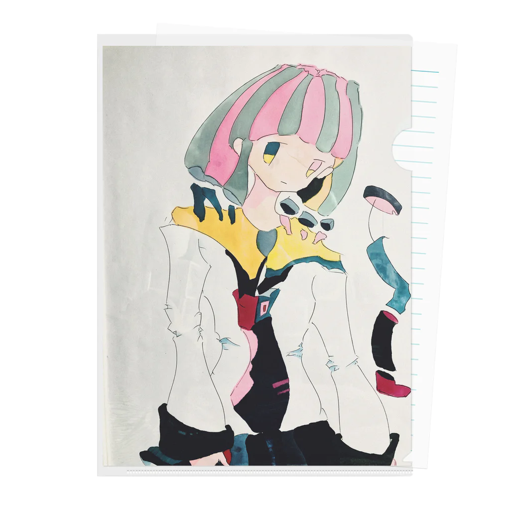 雲辺寺ロープウェイの無題 Clear File Folder