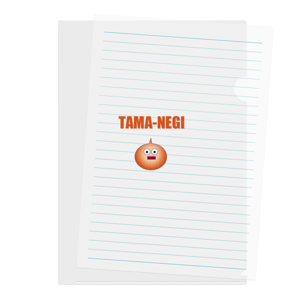 ゲルト三浦のTAMA-NEGI Clear File Folder