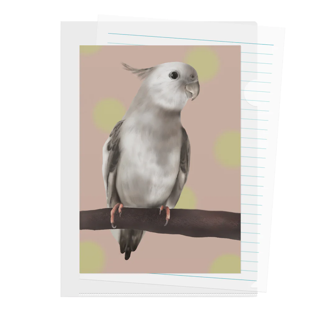 オカメインコのつみくんのオカメインコのつみくん Clear File Folder