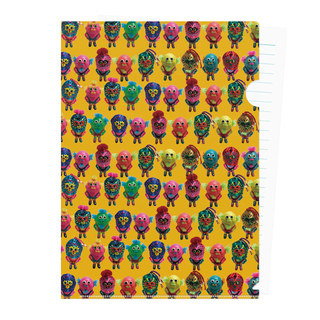 ☆KowellyTown☆のKowellyTown Lucha Monster Clear File Folder