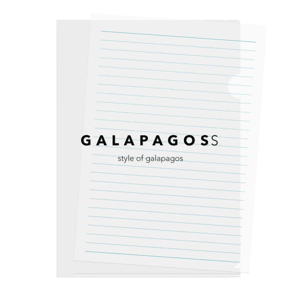 California StockingのGALAPAGOSS クリアファイル