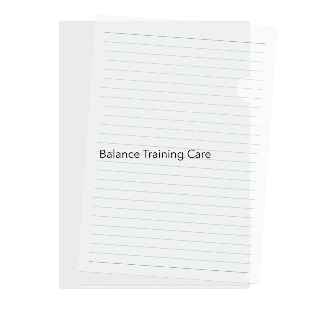 Training Studio BTCのBalance Training Care クリアファイル