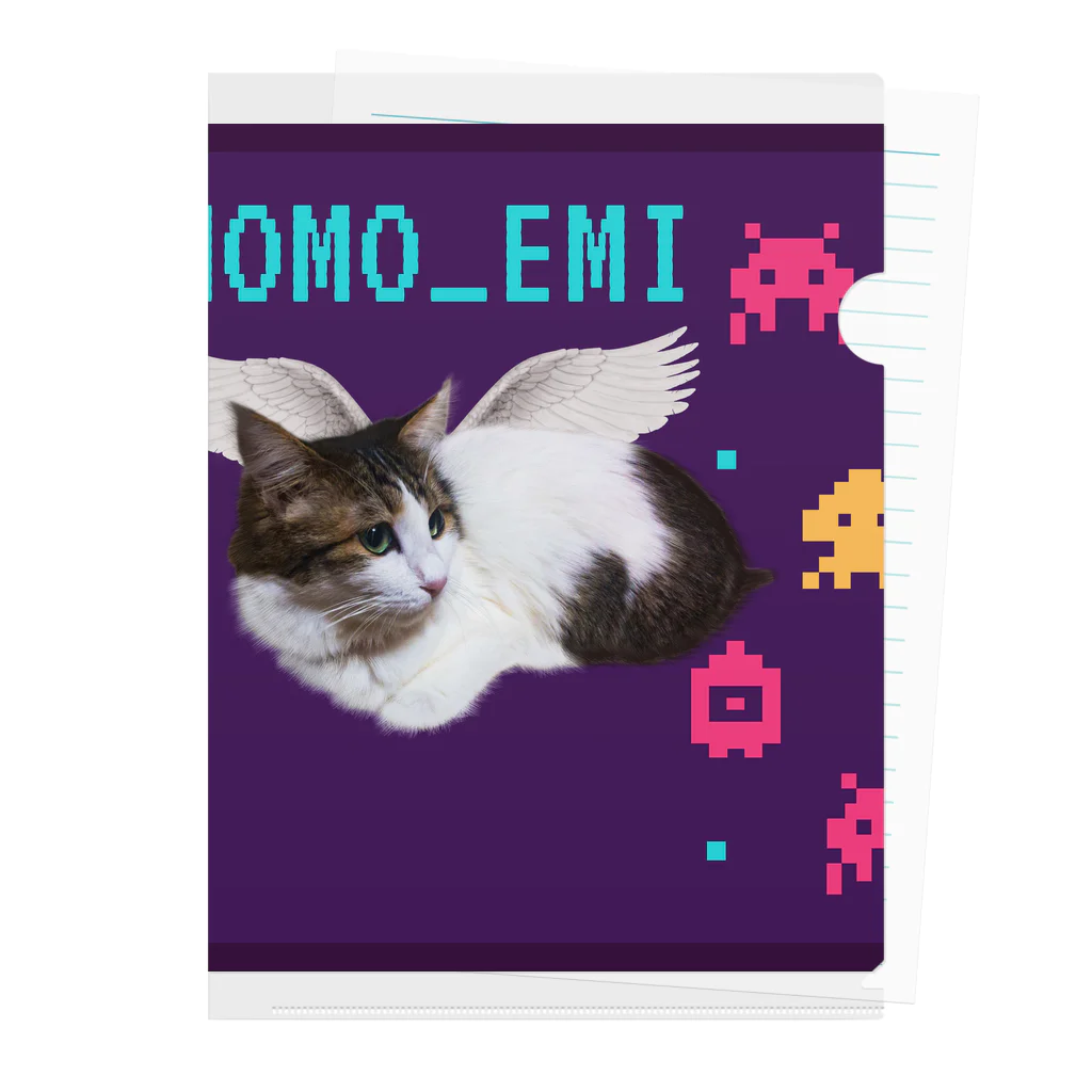 momo_emiのmomo_emi ゲーム クリアファイル