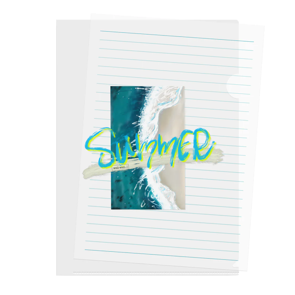 well-well..|のSUMMER  Clear File Folder