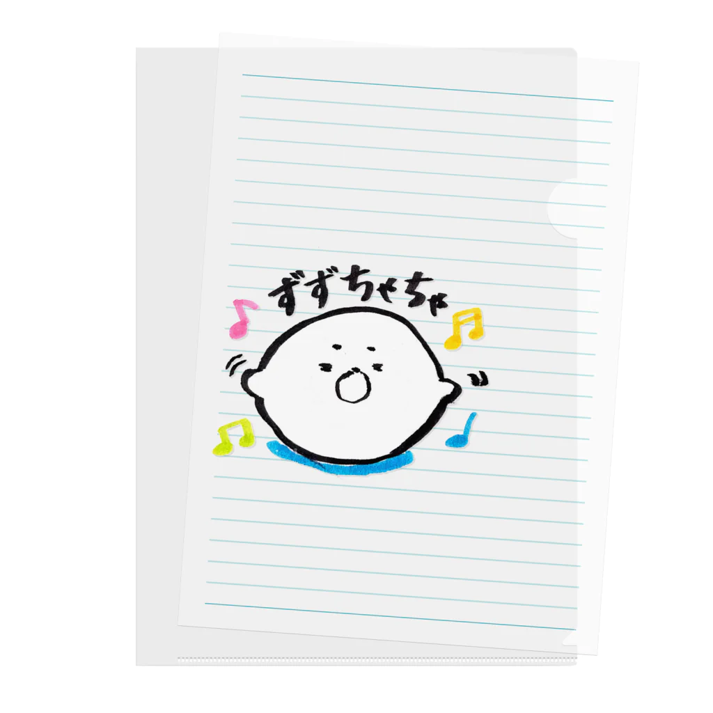 道産子あーかのぼんやりショップの躍る道産子あざらしくん Clear File Folder