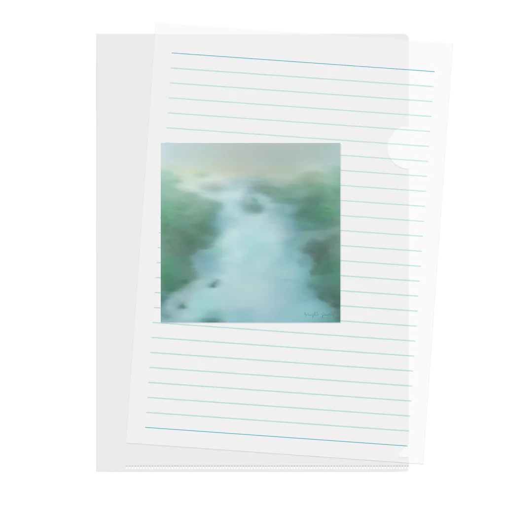 A        ＿Bright jours＿のRêve du matin d'été＿＿夏の朝の夢 Clear File Folder