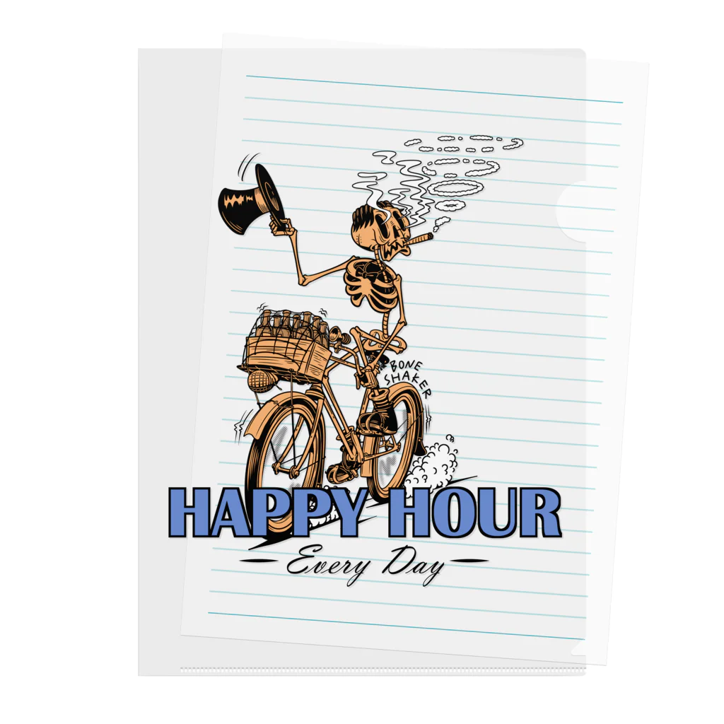 nidan-illustrationの"HAPPY HOUR"(clr) #1 Clear File Folder