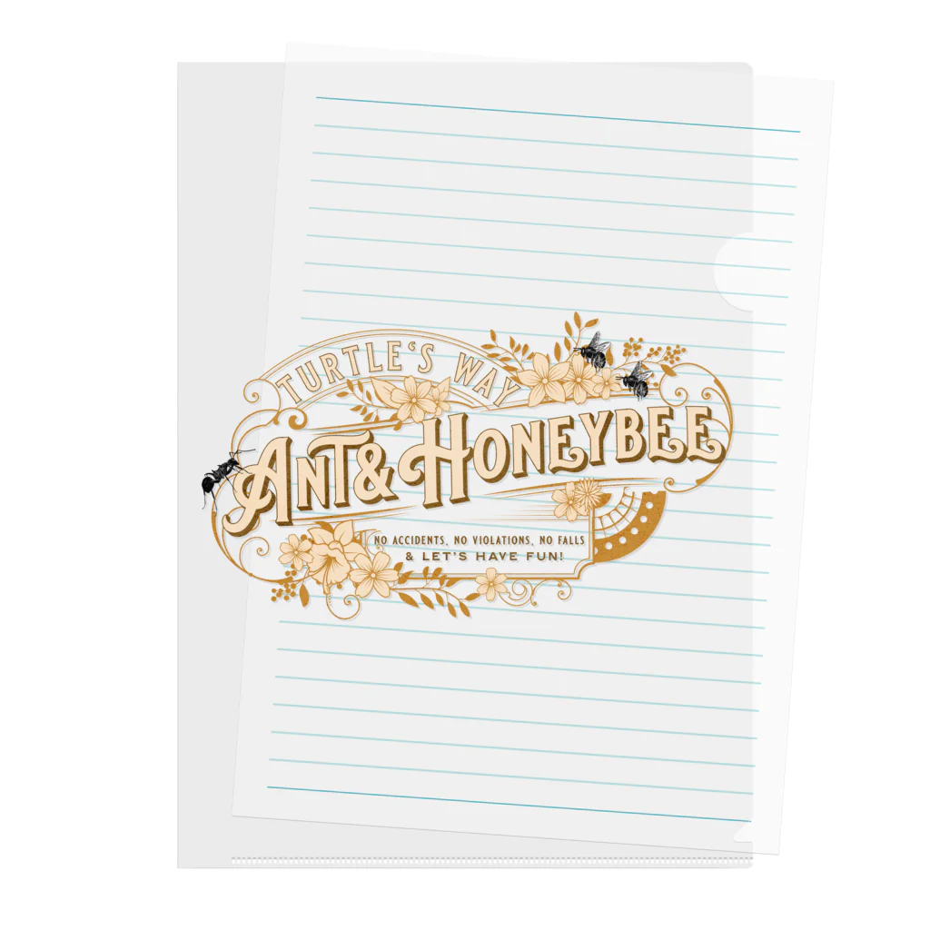 かめのおみせのANT & HONEYBEE Clear File Folder