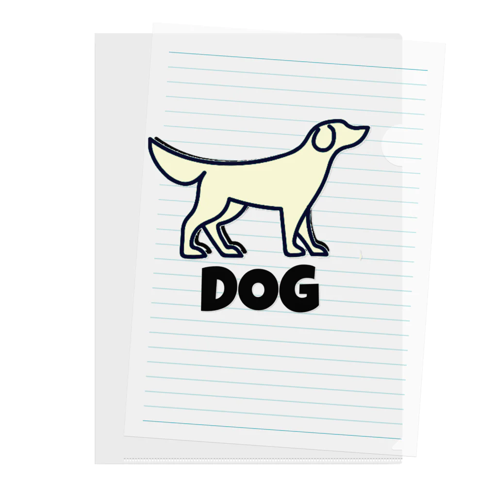 さとうの犬のDOG🐕🦮 Clear File Folder