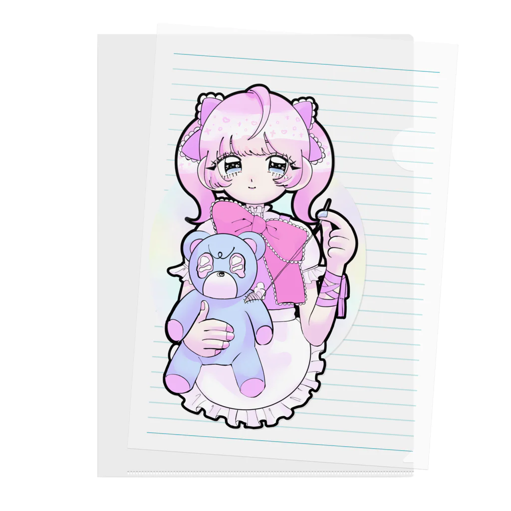 どすこい大胸筋のくまたん Clear File Folder