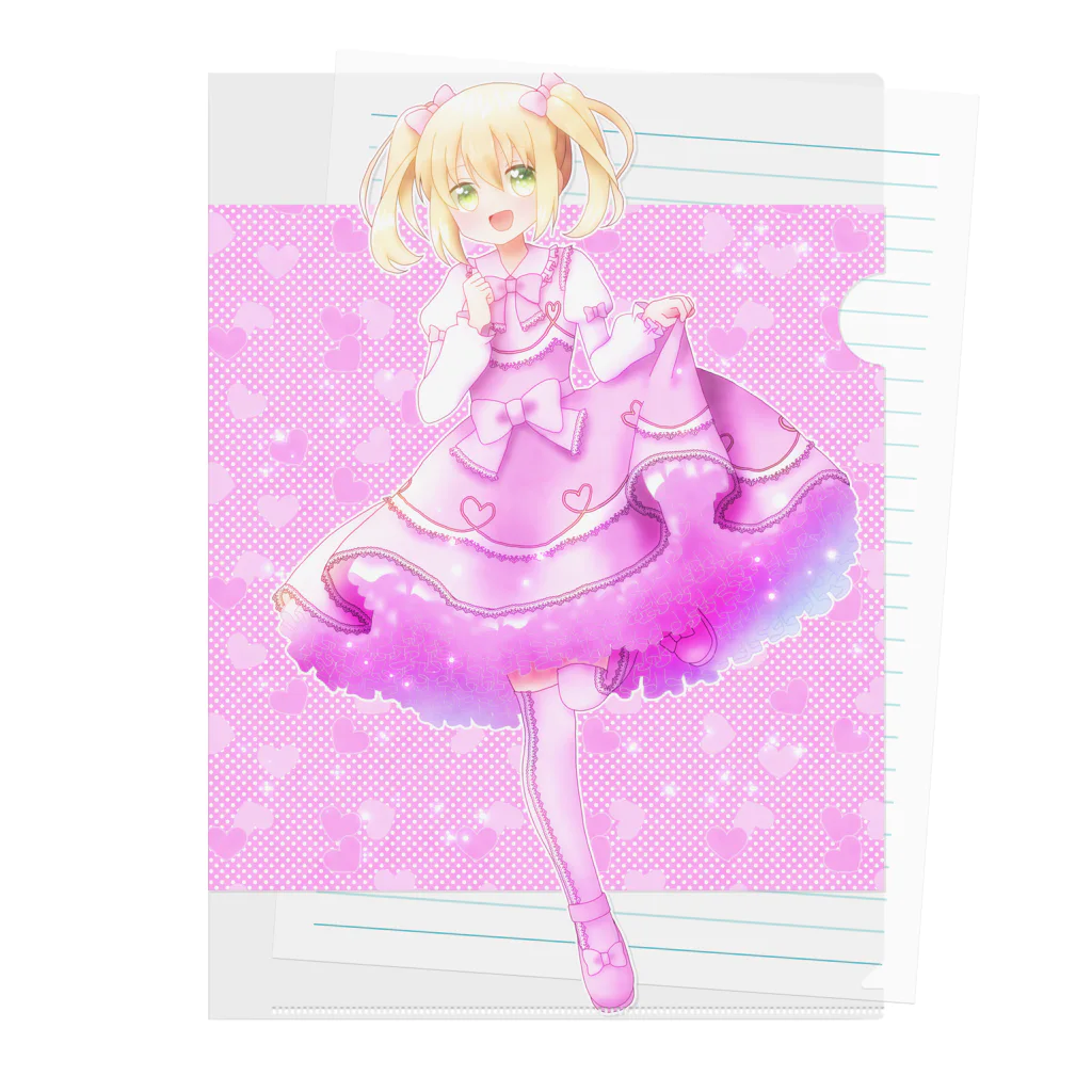 かわいいもののおみせ　いそぎんちゃくの💕 Clear File Folder