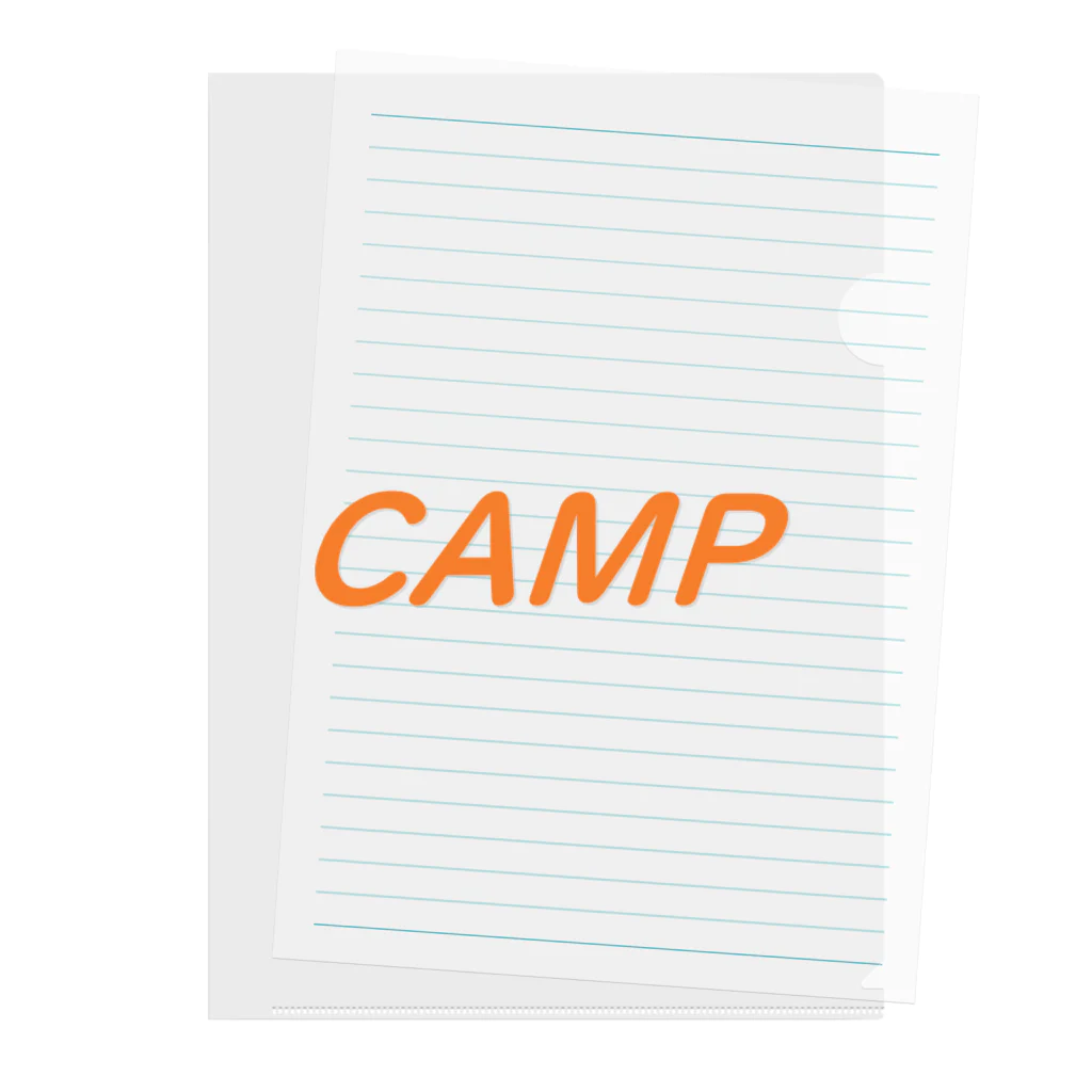 アメリカンベース のキャンプ　キャンプ用品　グッズ　雑貨 クリアファイル