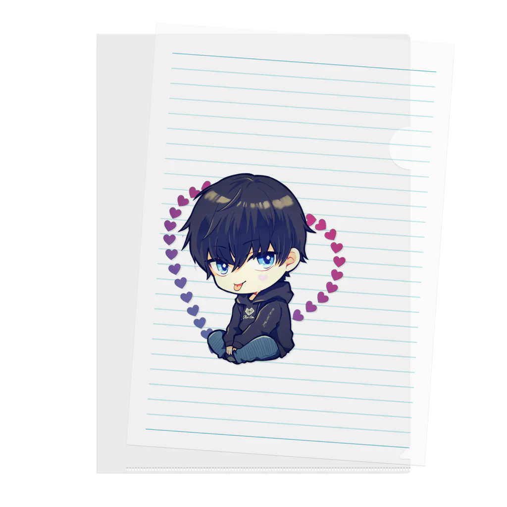 海透オリジナルグッズ💙のカイきゅんver. Clear File Folder