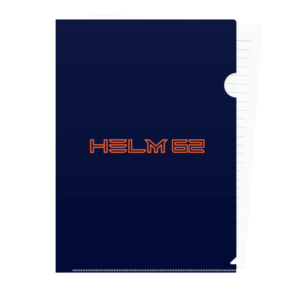 HELM MOTORSPORTSのHELM62 Clear File Folder