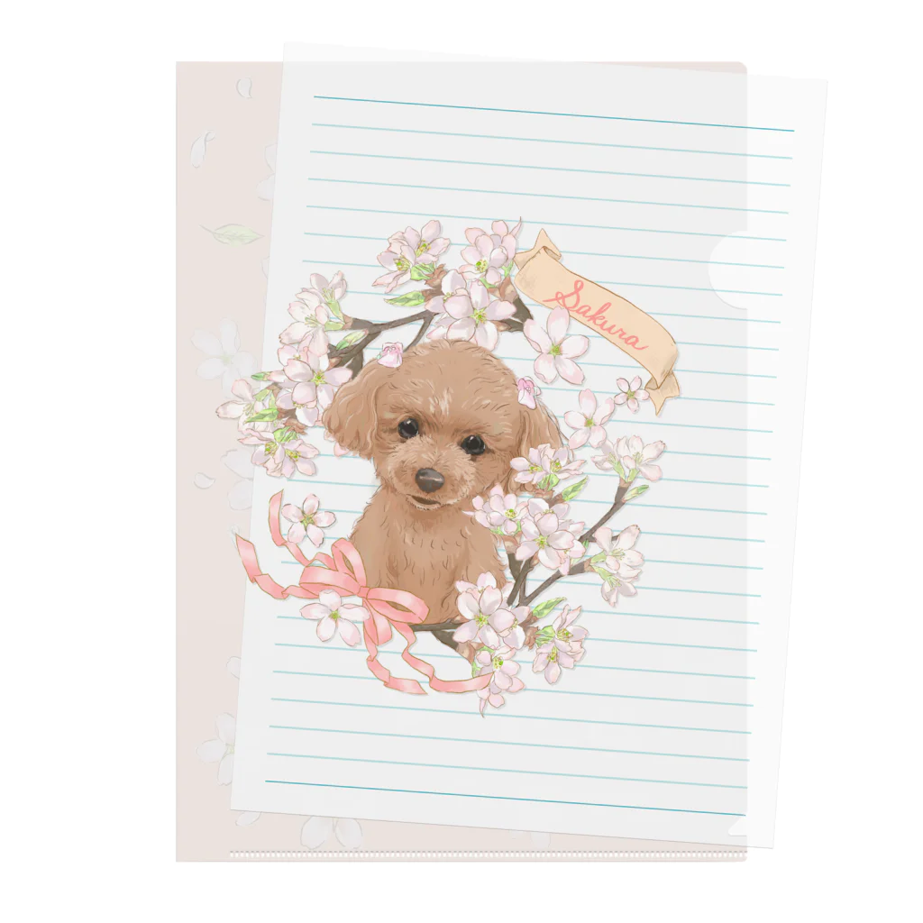 ermineのさくらちゃん🌸BU Clear File Folder