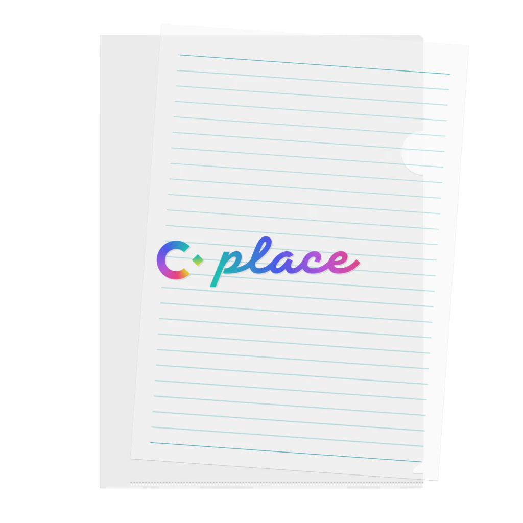 C-placeのC-place ロゴ  クリアファイル