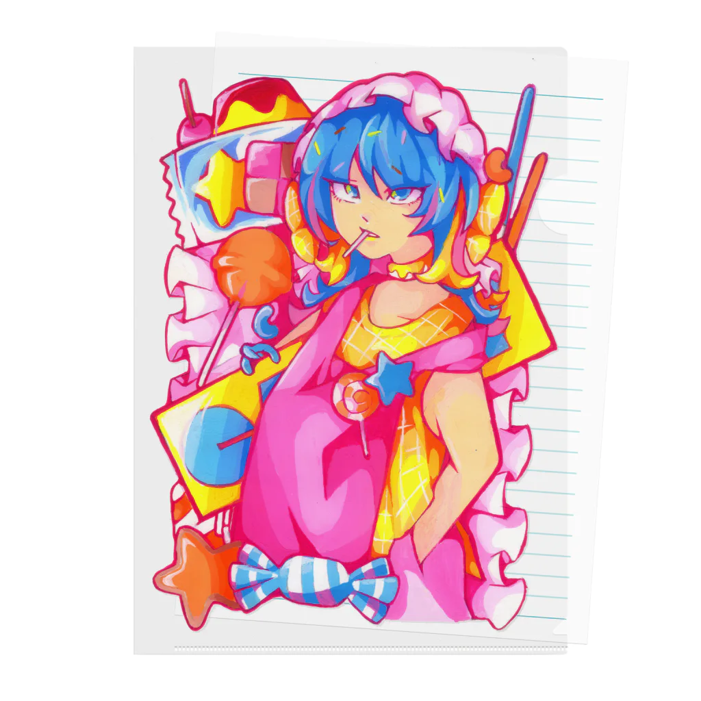 ANIEIのCANDY SHOP Clear File Folder