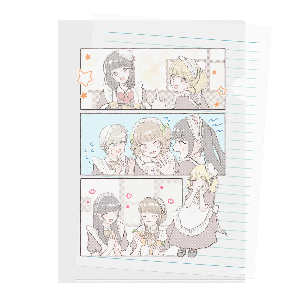 メイドカフェルフナリゼのみなつき10周年作品 Clear File Folder