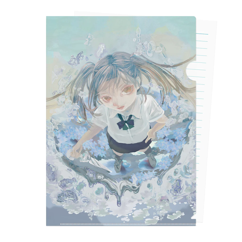 夢々の雨上がりの少女 Clear File Folder