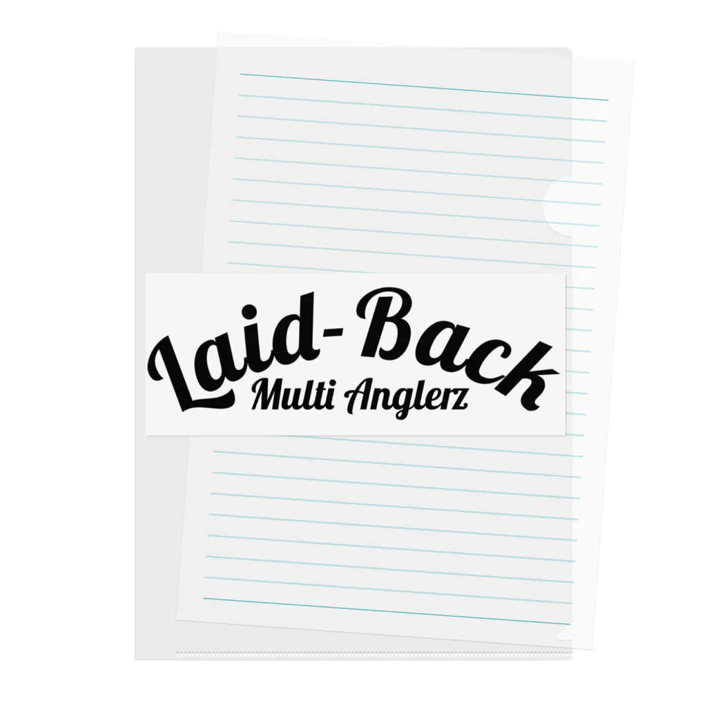 Laid-Back Multi Anglerz のLaid-Back マルチシリーズ小物 Clear File Folder