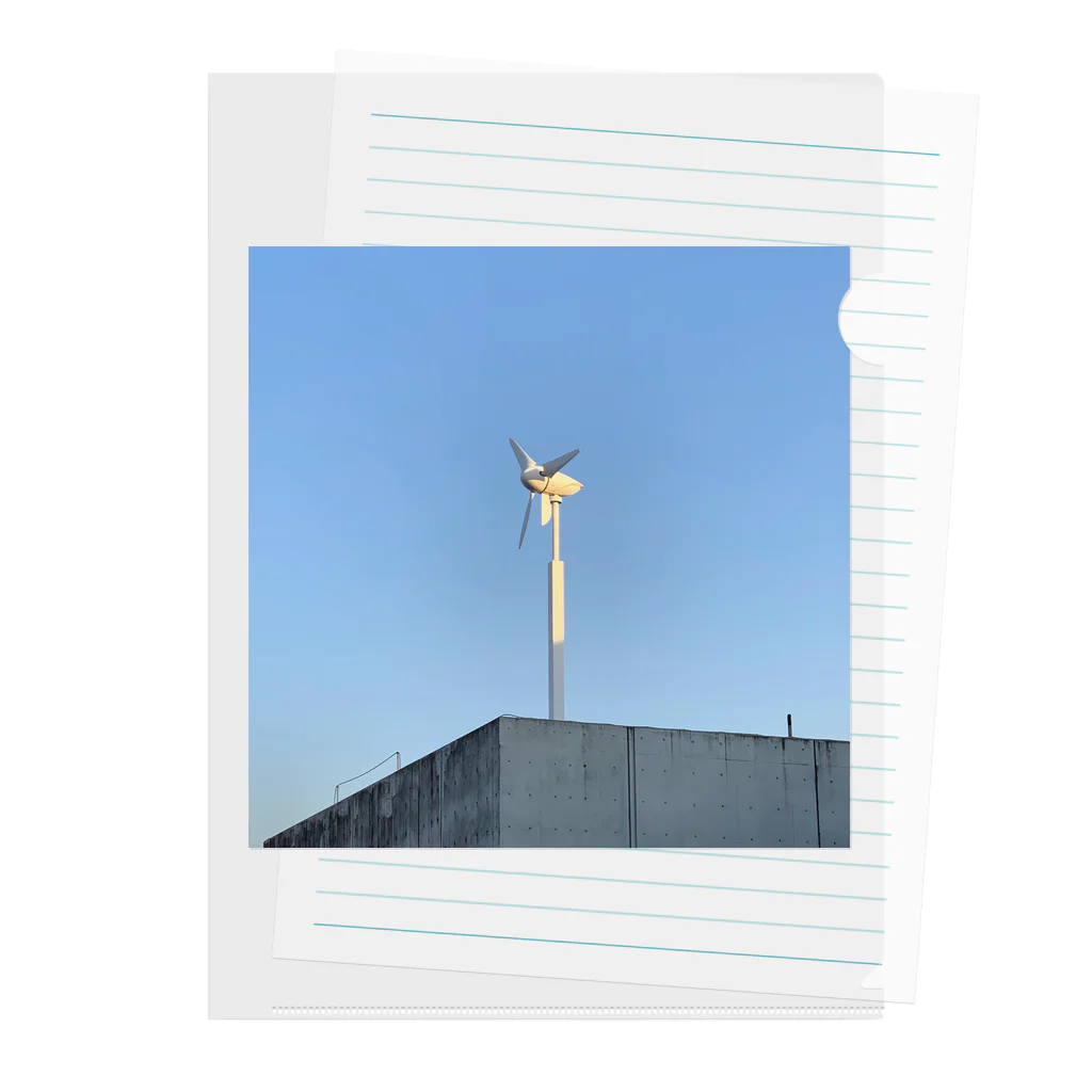 色々の風車 Clear File Folder