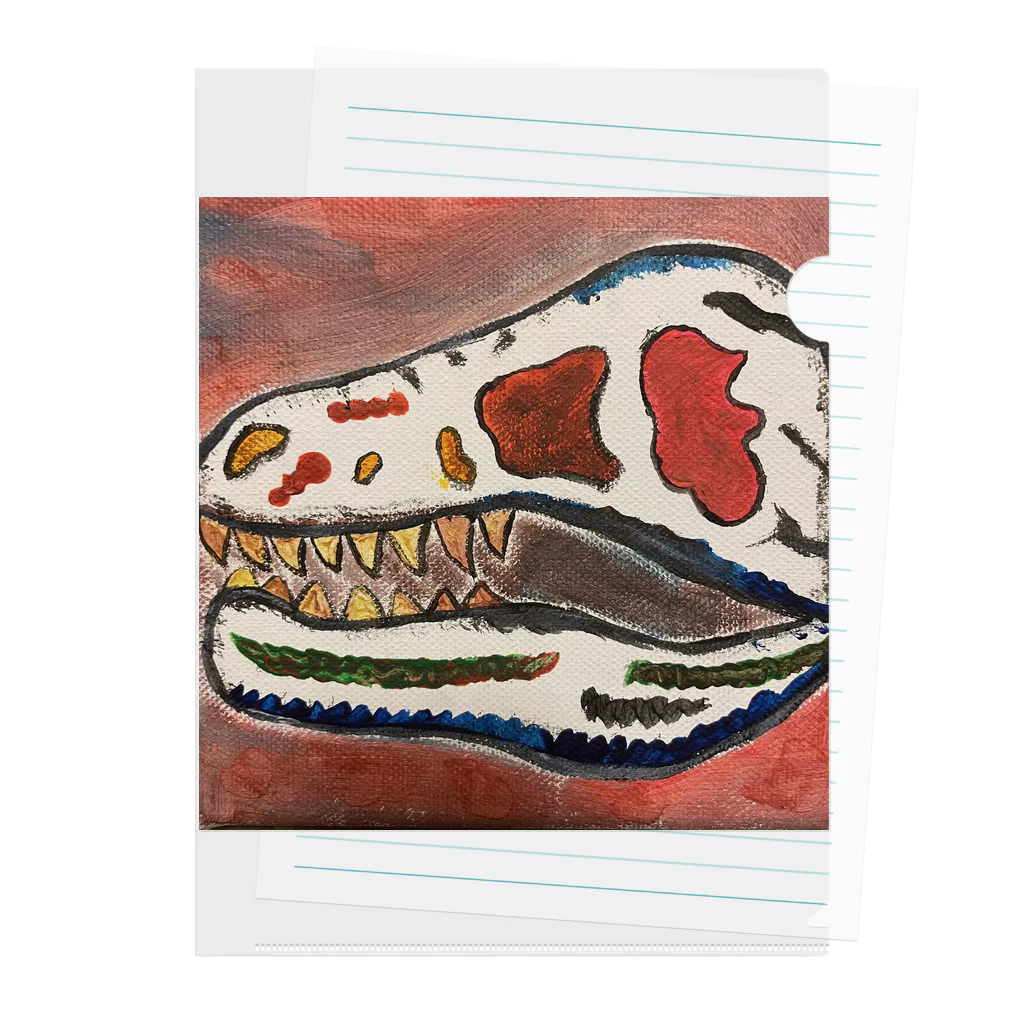 🅱️🅾️🅾️の🌈dino(恐竜)🦕 Clear File Folder