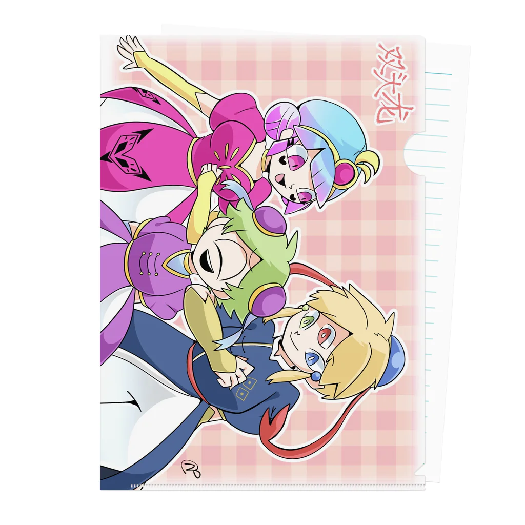 NPCの双头龙 クリアファイル Clear File Folder