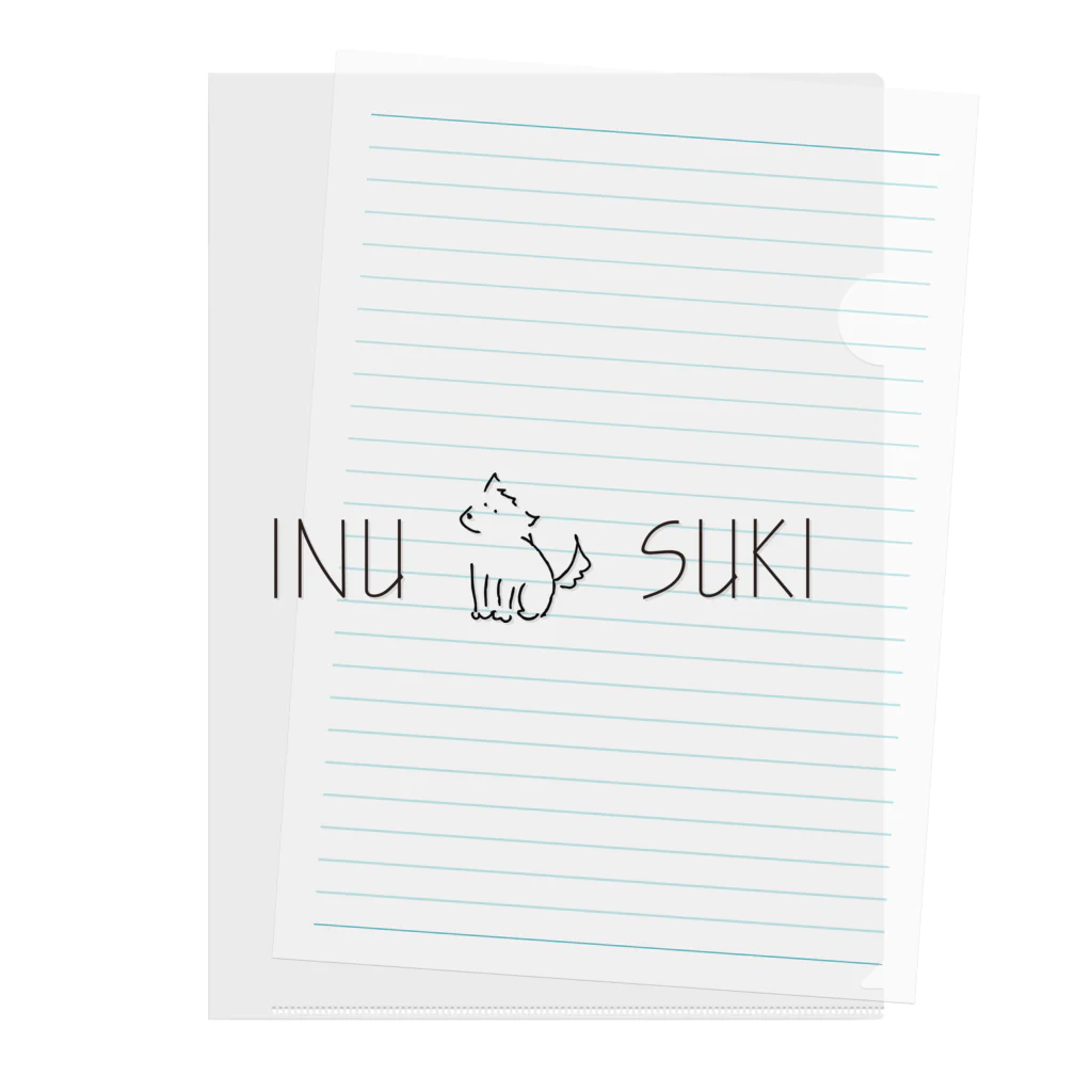 ６畳エアラインのINU SUKI Clear File Folder