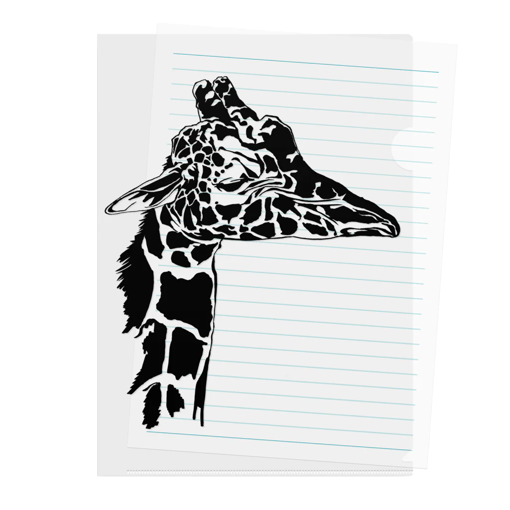 外山さんのお店の Giraffe.T Clear File Folder