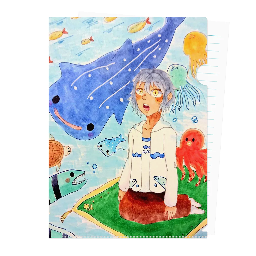 にちしょっぷの『Trip to aquatic paradise』 Clear File Folder