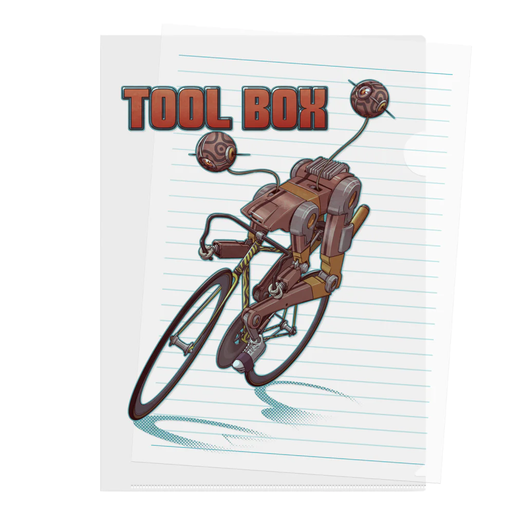 nidan-illustrationの"TOOL BOX" Clear File Folder