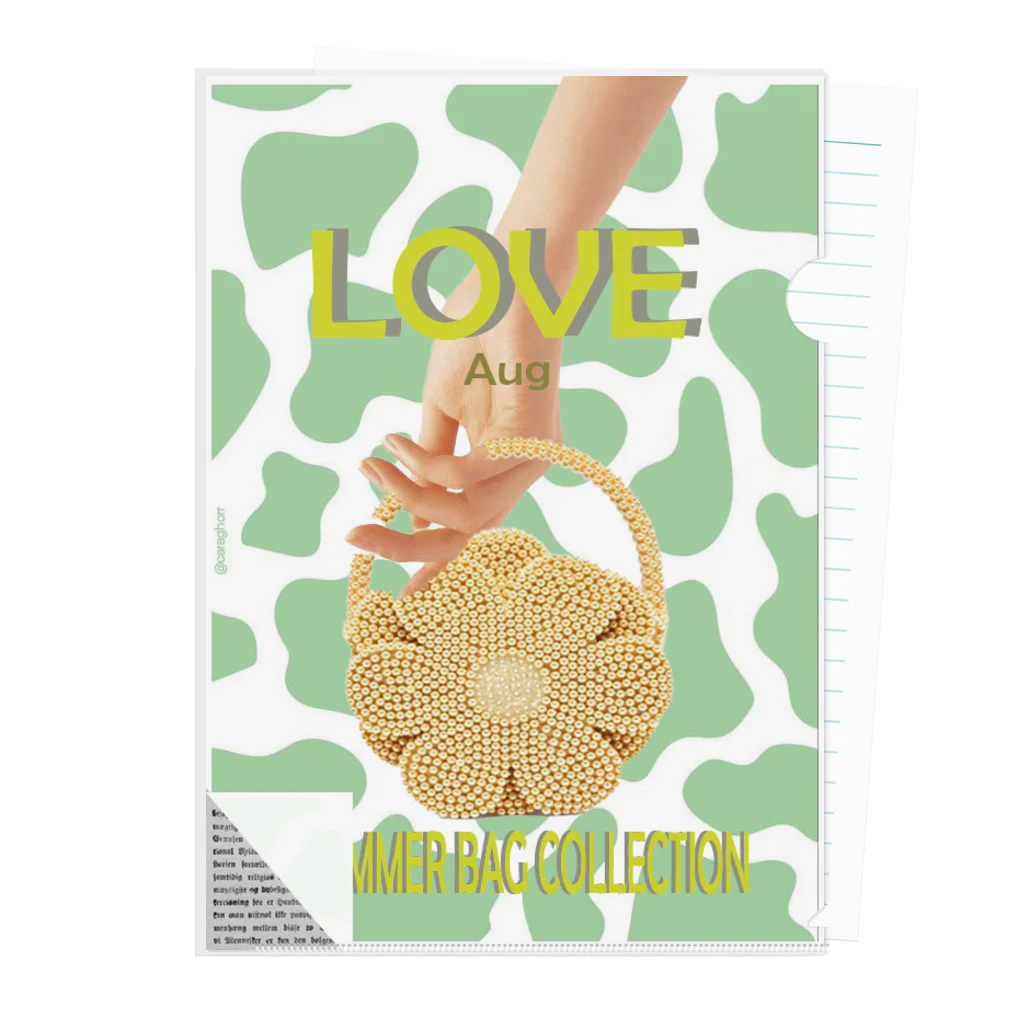 LOVEのSUMMER BAG COLLECTION Clear File Folder