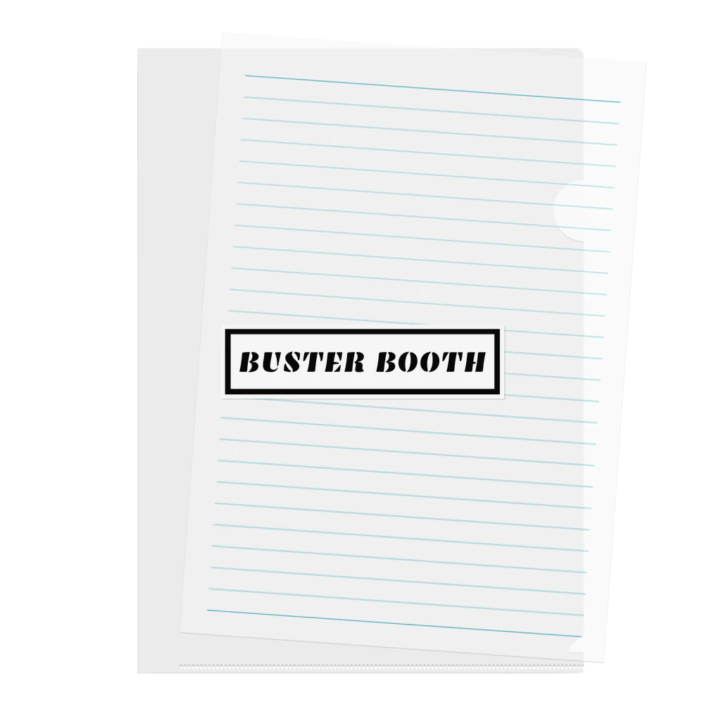 BUSTER_BOOTHのBUSTER BOOTH オリジナルグッズ クリアファイル