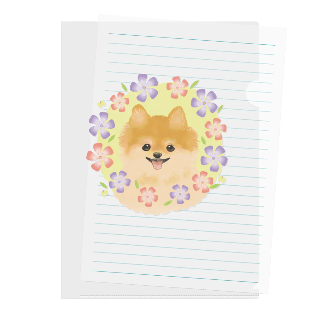 Artworksのぽめちゃん Clear File Folder