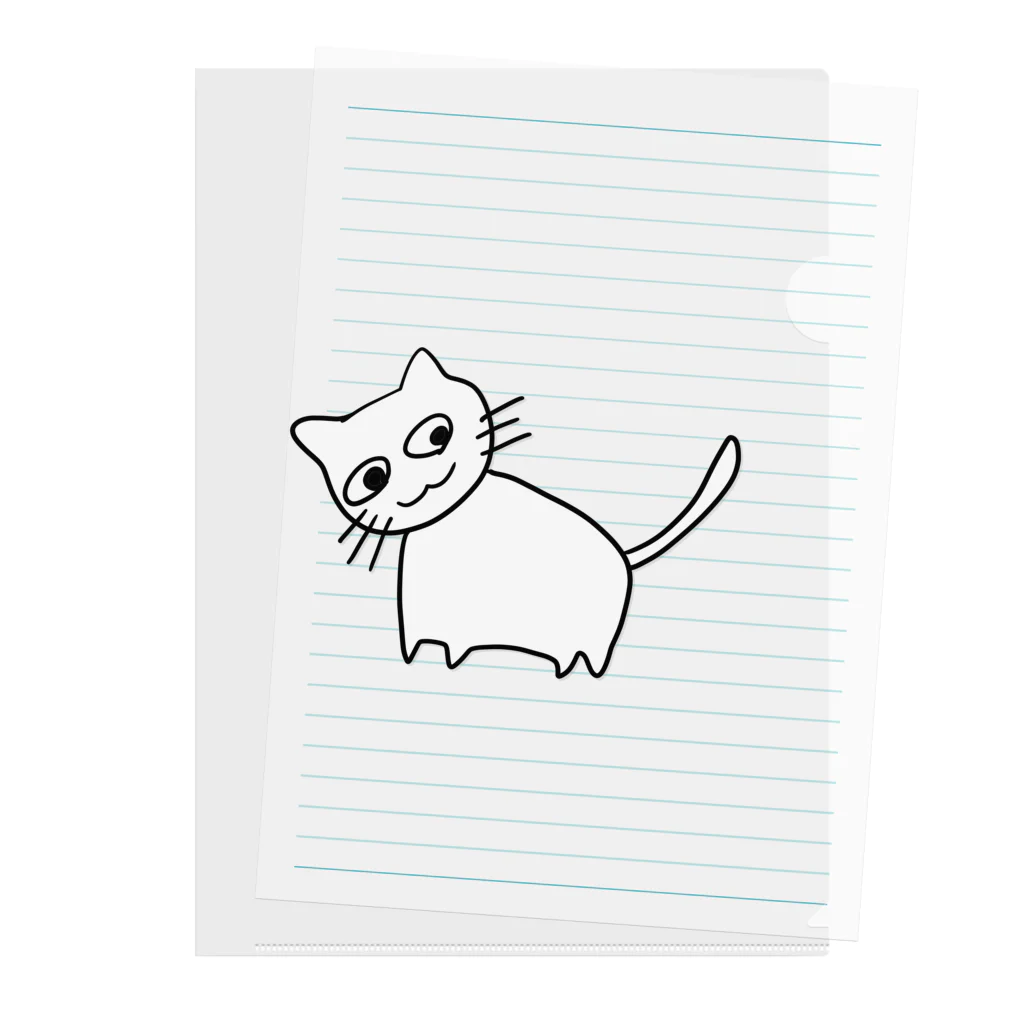 カスミのかわいい猫 Clear File Folder