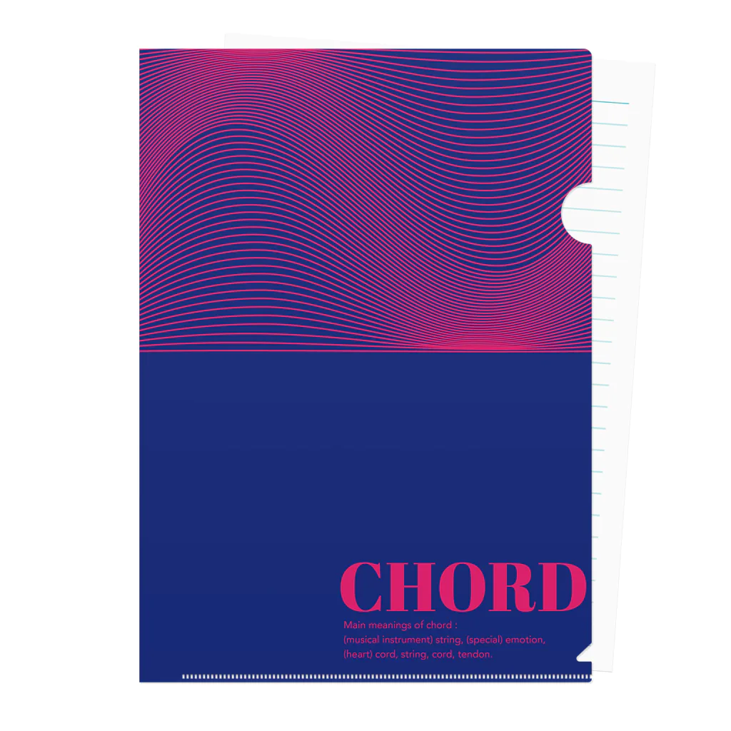 eyes onのCHORD-3 Clear File Folder