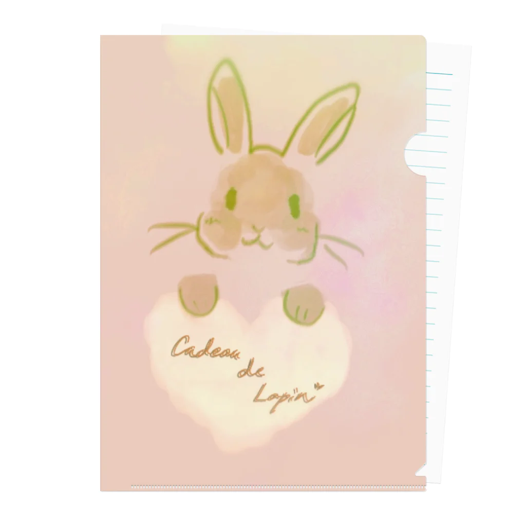 Cadeau de LapinのCadeau de Lapin クリアファイル